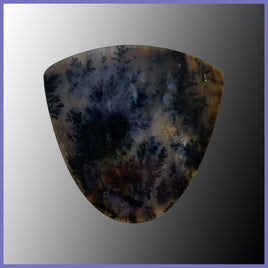 PLU140c Plume Agate Cabochon