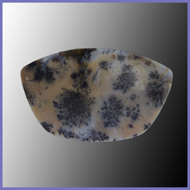 PLU143c Plume Agate Cabochon