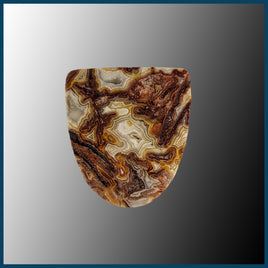 REL562c Red Lace Agate Cabochon