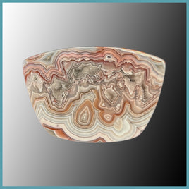 REL570c Red Lace Agate Cabochon