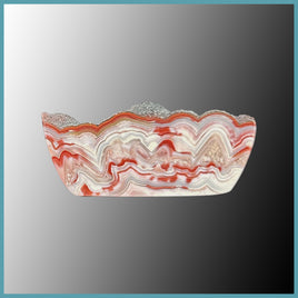 REL571c Red Lace Agate Cabochon