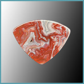 REL574c Red Lace Agate Cabochon