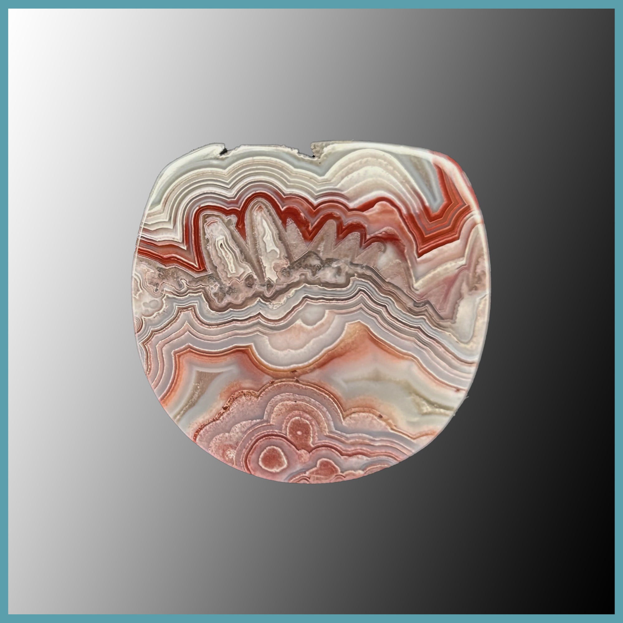 REL579c Laguna Lace Agate Cabochon| The Gem Shop, Inc.