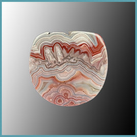 REL579c Red Lace Agate Cabochon