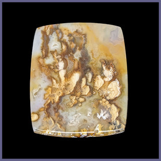 RRP704c Regency Rose Plume Agate Cabochon