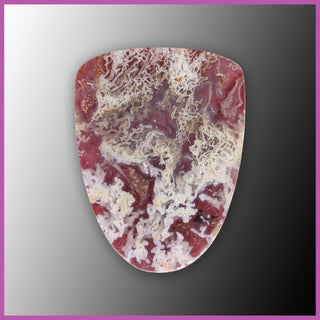AGN1235c Agua Nueva Agate and Thulite Cabochon