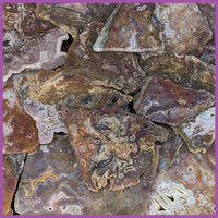 Agua Nueva Vein Agate Slabs - 1 lb lot