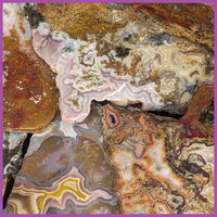 Agua Nueva Vein Agate Slabs - 1 lb lot
