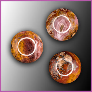 Agua Nueva Moss Agate Sphere, 30mm