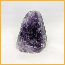 AME244 Amethyst Stand-up, Polished Edge