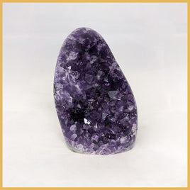 AME254 Amethyst Stand-up, Polished Edge