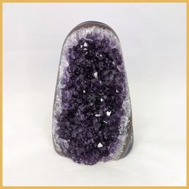 AME255 Amethyst Stand-up, Polished Edge