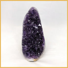 AME260 Amethyst Stand-up, Polished Edge