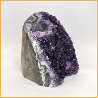 AME261 Amethyst Stand-up, Polished Edge
