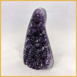 AME265 Amethyst Stand-up, Polished Edge