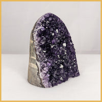 AME266 Amethyst Stand-up, Polished Edge