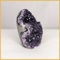 AME273 Amethyst Stand-up, Polished Edge