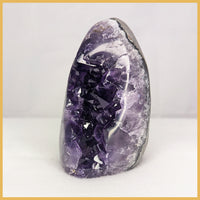 AME275 Amethyst Stand-up, Polished Edge