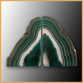 BKD344 Brazilian Agate Bookends