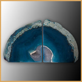 BKD400 Brazilian Agate Bookends