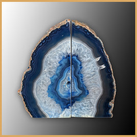 BKD404 Brazilian Agate Bookends