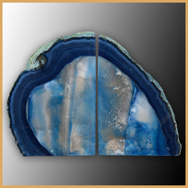 BKD406 Brazilian Agate Bookends