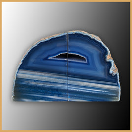 BKD407 Brazilian Agate Bookends