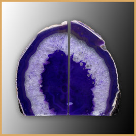 BKD411 Brazilian Agate Bookends
