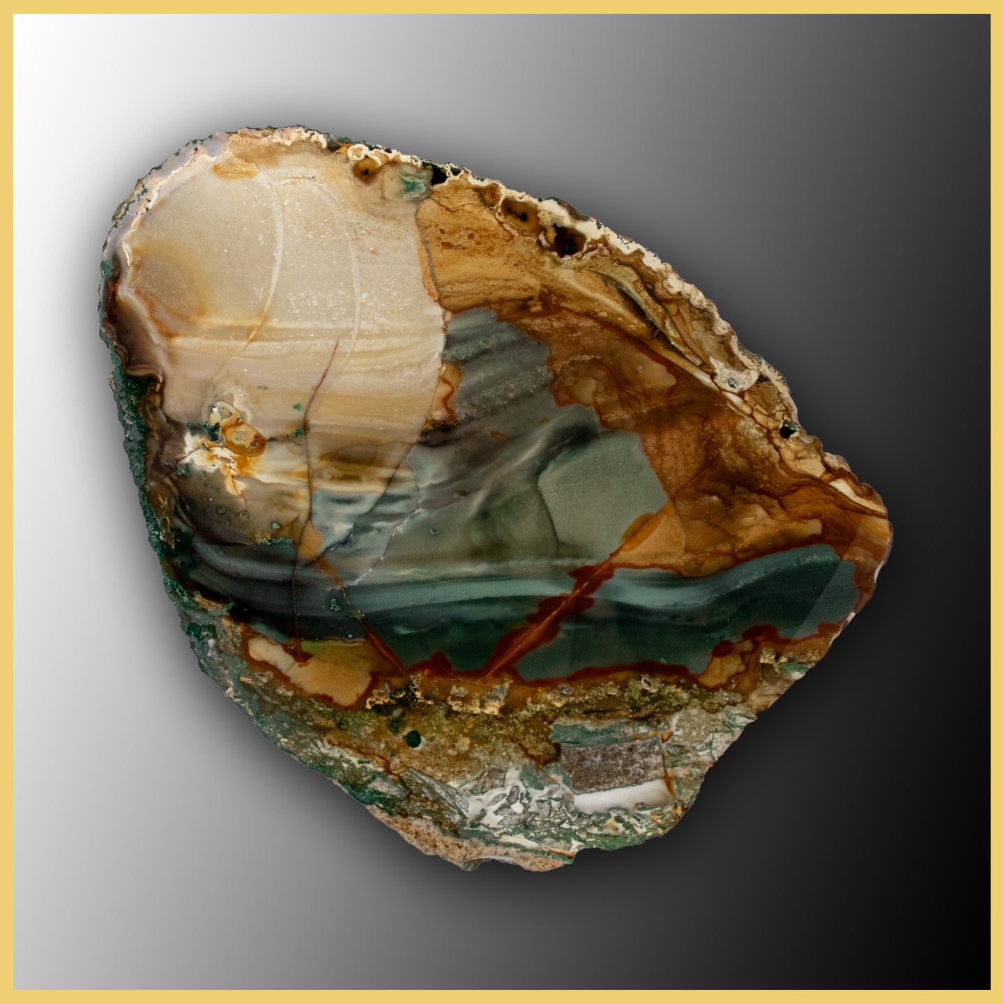 BLM498tr Blue Mountain Jasper Specimen| The Gem Shop, Inc.