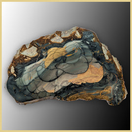 BLM532tr Blue Mountain Jasper Slab