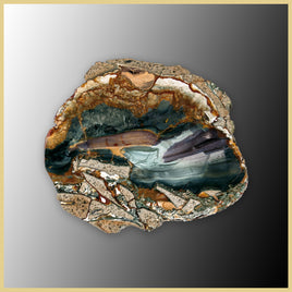 BLM534tr Blue Mountain Jasper Specimen