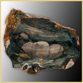 BLM554tr Blue Mountain Jasper Slab