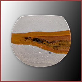 BMP168c Blue Mustang Picture Jasper Cabochon