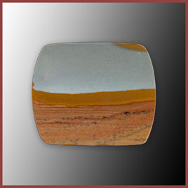 BMP180c Blue Mustang Picture Jasper Cabochon