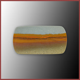 BMP181c Blue Mustang Picture Jasper Cabochon