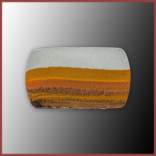 BMP182c Blue Mustang Picture Jasper Cabochon