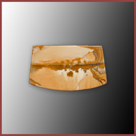 BMP188c Blue Mustang Picture Jasper Cabochon