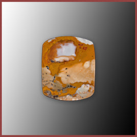 BMP191c Blue Mustang Picture Jasper Cabochon