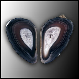 BOT362pr Botswana Agate Specimen Pair