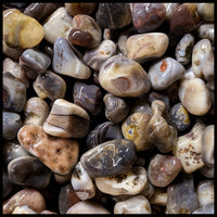 Botswana Agate, Tumbling Rough, per lb