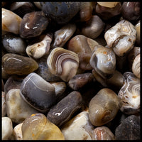 Botswana Agate, Tumbling Rough, per lb