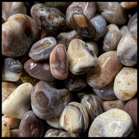 Botswana Agate, Tumbling Rough, per lb