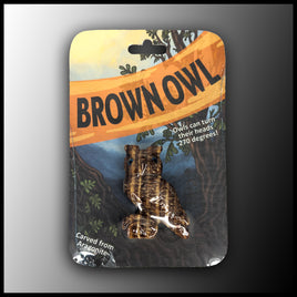 Carved Critter - Brown Owl