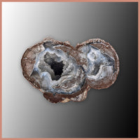 BST103pr Blue Star Thunderegg Specimen Pair