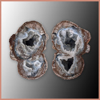 BST103pr Blue Star Thunderegg Specimen Pair