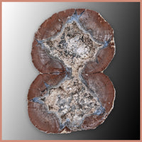 BST109pr Blue Star Thunderegg Specimen Pair
