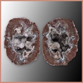 BST113pr Blue Star Thunderegg Specimen Pair