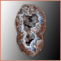 BST123pr Blue Star Thunderegg Specimen Pair