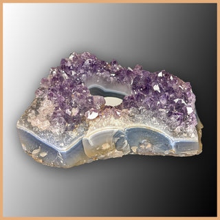 Amethyst Candle Holder