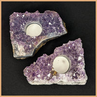 Amethyst Candle Holder